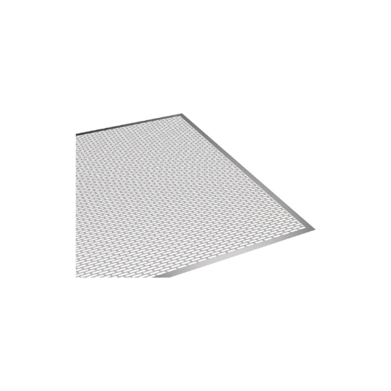 Picture of Ovally Perforated Sheet Size 100x200x1mm Hole Ø2x20mm